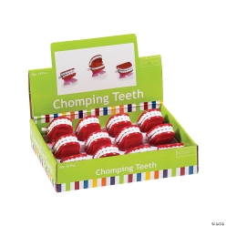 Wind Up Chomping Teeth 12 Pk